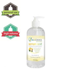 16 OZ EcoChoice Hand Sanitizer Lemon Zest Scent - 4 pack